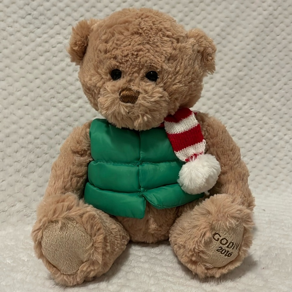 2016 Godiva Collectible Holiday Plush Bear